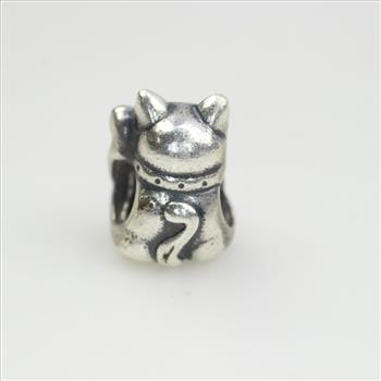 Pandora Silver Lucky Cat Charm