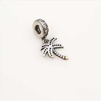 Pandora Silver Sparkling Palm Tree Charm
