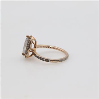 Pandora Sparkling Teardrop Halo GP Ring