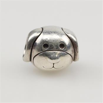 Pandora Sterling Silver Authentic Dog Head Charm