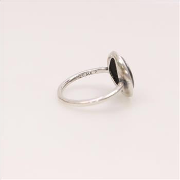 Pandora Sterling Silver Authentic Pave Signature Logo Ring