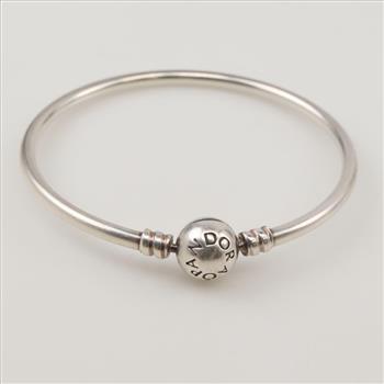 Pandora Sterling Silver Bangle Bracelet