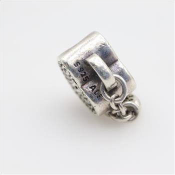 Pandora Sterling Silver Charm, 3 Pieces