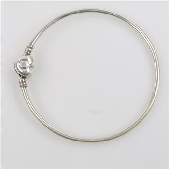 Pandora Sterling Silver Charm Bangle