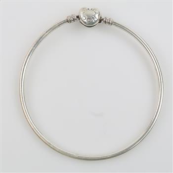 Pandora Sterling Silver Charm Bangle