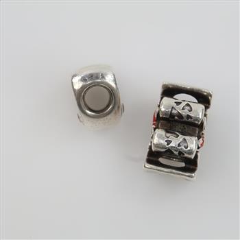 Pandora Sterling Silver Charms, 2 Pieces