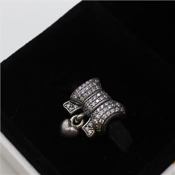 Pandora Sterling Silver Charms, 3 Pieces