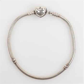 Pandora Sterling Silver Clear Stone Bracelet