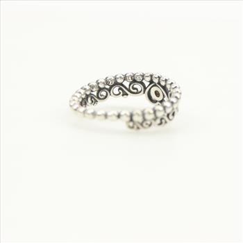 Pandora Sterling Silver Clear Stone Princess Tiara Crown Ring