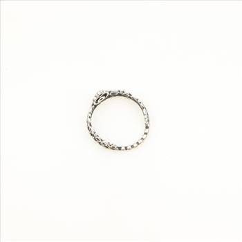 Pandora Sterling Silver Clear Stone Princess Tiara Crown Ring