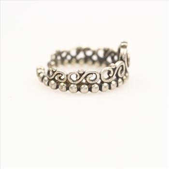 Pandora Sterling Silver Clear Stone Princess Tiara Ring