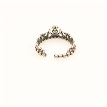 Pandora Sterling Silver Clear Stone Princess Tiara Ring