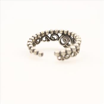 Pandora Sterling Silver Clear Stone Princess Tiara Ring