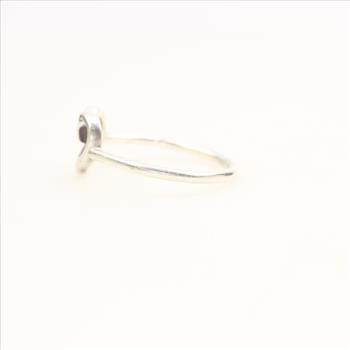 Pandora Sterling Silver Clear Stone Ribbons Of Love Ring