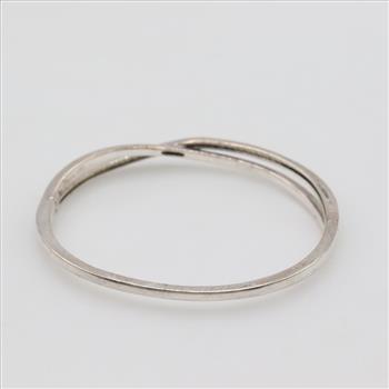 Pandora Sterling Silver Crossover Bangle Bracelet