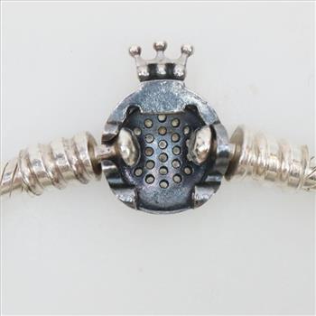 Pandora Sterling Silver Crown O Clasp Bracelet