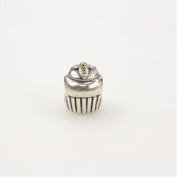 Pandora Sterling Silver Cupcake Charm