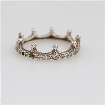 Pandora Sterling Silver Enchanted Crown Ring
