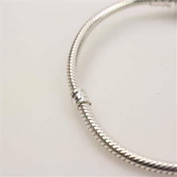 Pandora Sterling Silver Family Tree Heart Clasp Bracelet