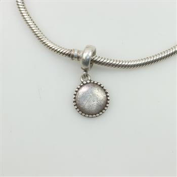 Pandora Sterling Silver Family Tree Heart Clasp Bracelet With Charm, 2 Pieces