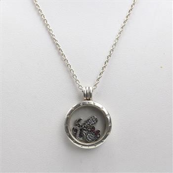 Pandora Sterling Silver Floating Locket Necklace