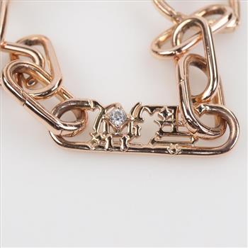 Pandora Sterling Silver GP Link Chain Bracelet