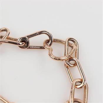 Pandora Sterling Silver GP Link Chain Bracelet