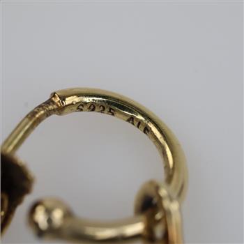 Pandora Sterling Silver GP Modern Love Pods Earrings