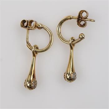 Pandora Sterling Silver GP Modern Love Pods Earrings