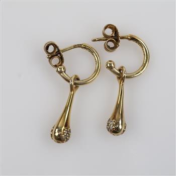 Pandora Sterling Silver GP Modern Love Pods Earrings