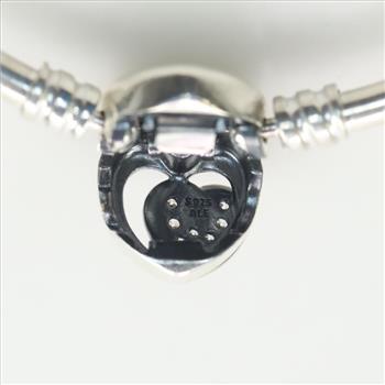 Pandora Sterling Silver Heart Clasp Bracelet