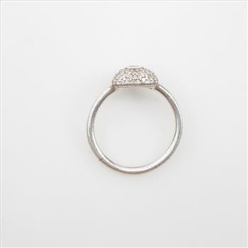 Pandora Sterling Silver In My Heart Pave Ring