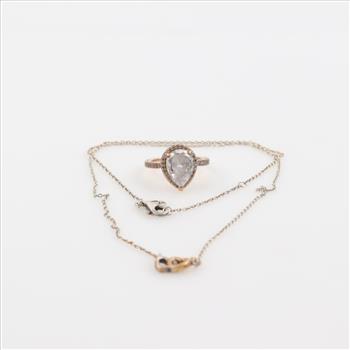 Pandora Sterling Silver Jewelry, 2 Pieces