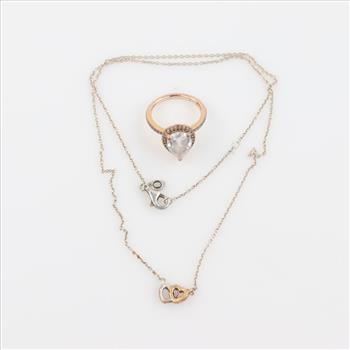 Pandora Sterling Silver Jewelry, 2 Pieces