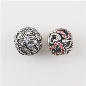 Pandora Sterling Silver Jewelry, 2 Pieces