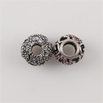 Pandora Sterling Silver Jewelry, 2 Pieces