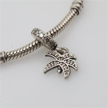 Pandora Sterling Silver Jewelry, 2 Pieces