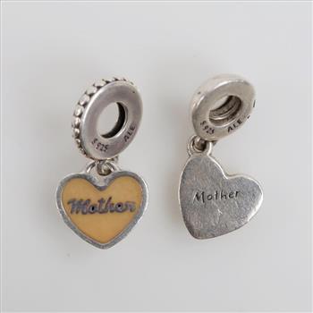 Pandora Sterling Silver Jewelry, 2 Pieces