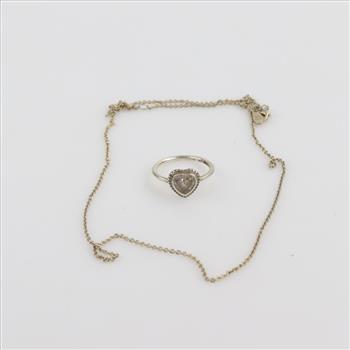 Pandora Sterling Silver Jewelry, 2 Pieces