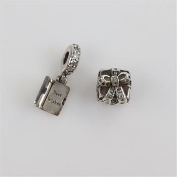 Pandora Sterling Silver Jewelry, 2 Pieces