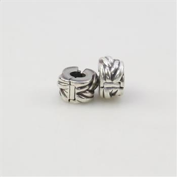 Pandora Sterling Silver Jewelry, 2 Pieces