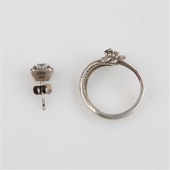 Pandora Sterling Silver Jewelry, 2 Pieces