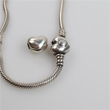 Pandora Sterling Silver Jewelry, 2 Pieces