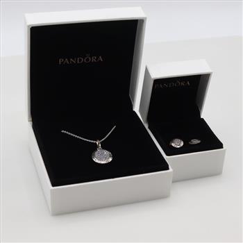 Pandora Sterling Silver Jewelry, 4 Pieces