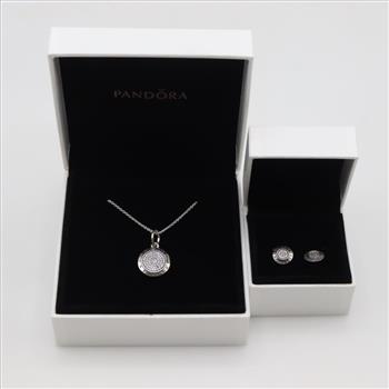 Pandora Sterling Silver Jewelry, 4 Pieces