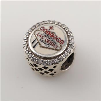 Pandora Sterling Silver Las Vegas - Make It Memorable Button Charm