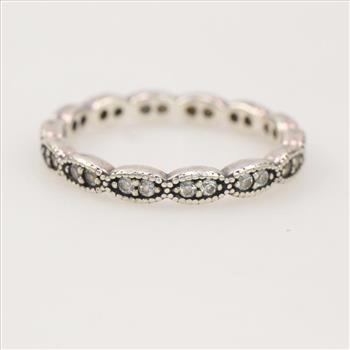 Pandora Sterling Silver Leaf Ring