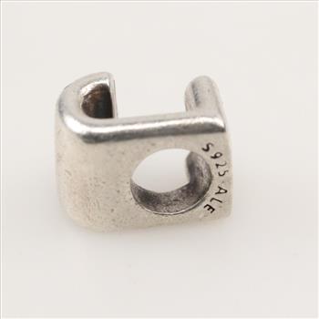 Pandora Sterling Silver Letter J Charm