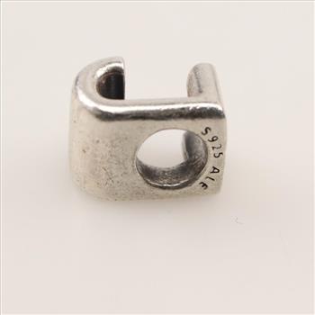 Pandora Sterling Silver Letter J Charm