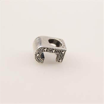 Pandora Sterling Silver Letter J Charm